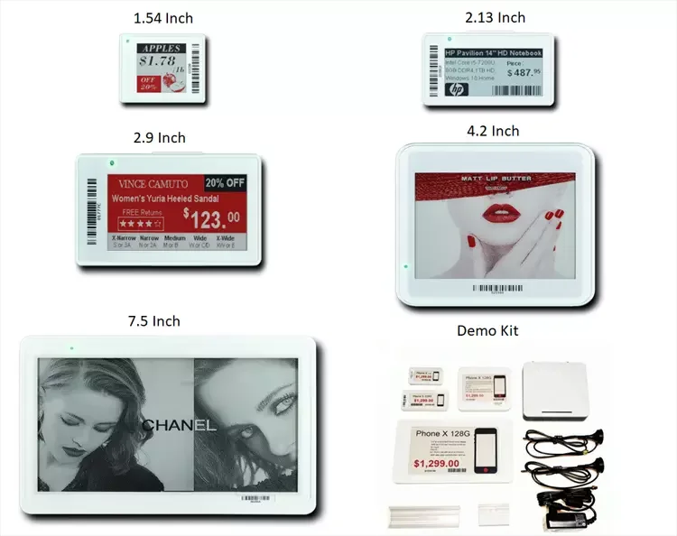 
E-ink Epaper 3 colors 2.9' Electronic display label electronic price tag 