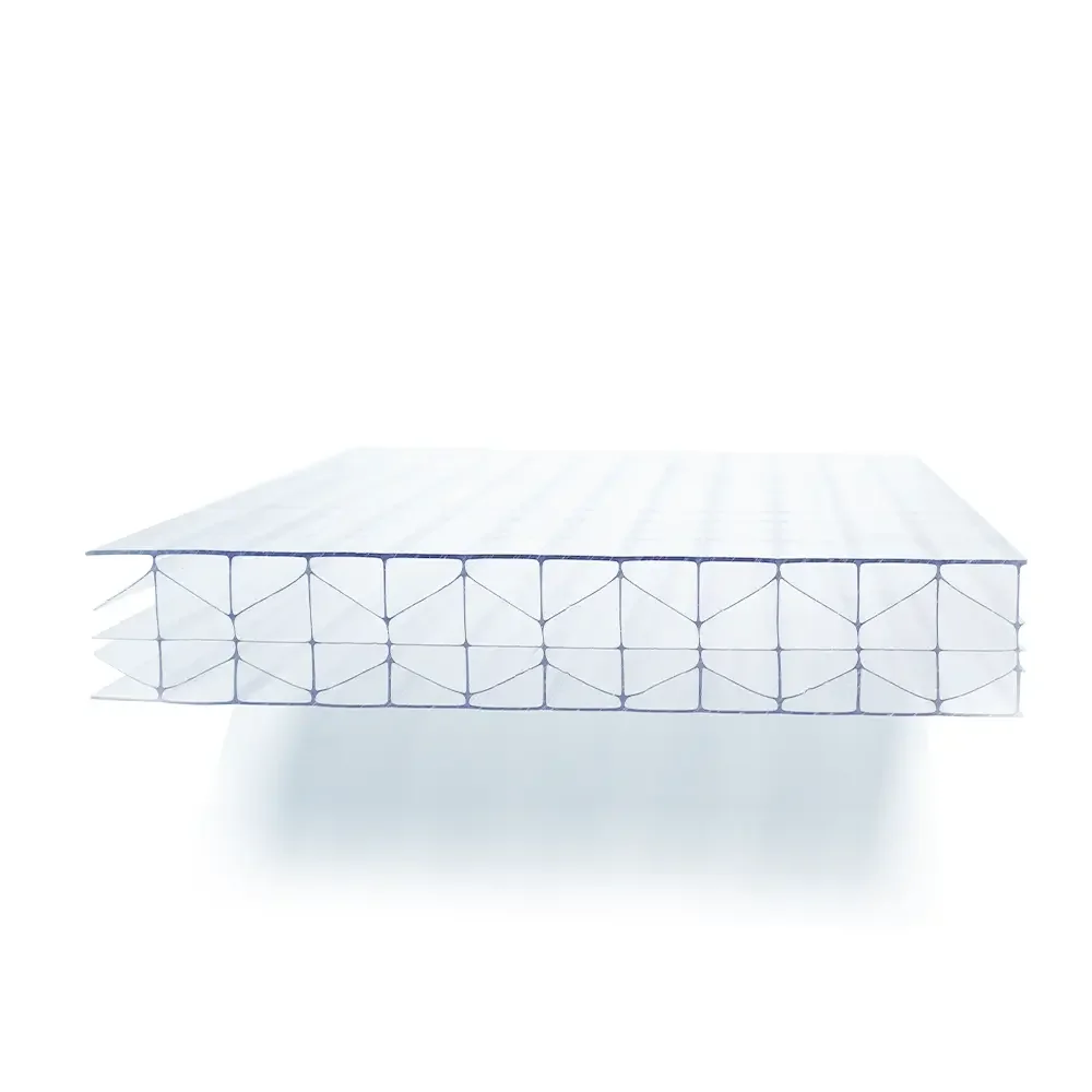 Outdoor Anti-UV 4mm-30mm Polycarbonate Hollow Multiwall Sheet For Building Material