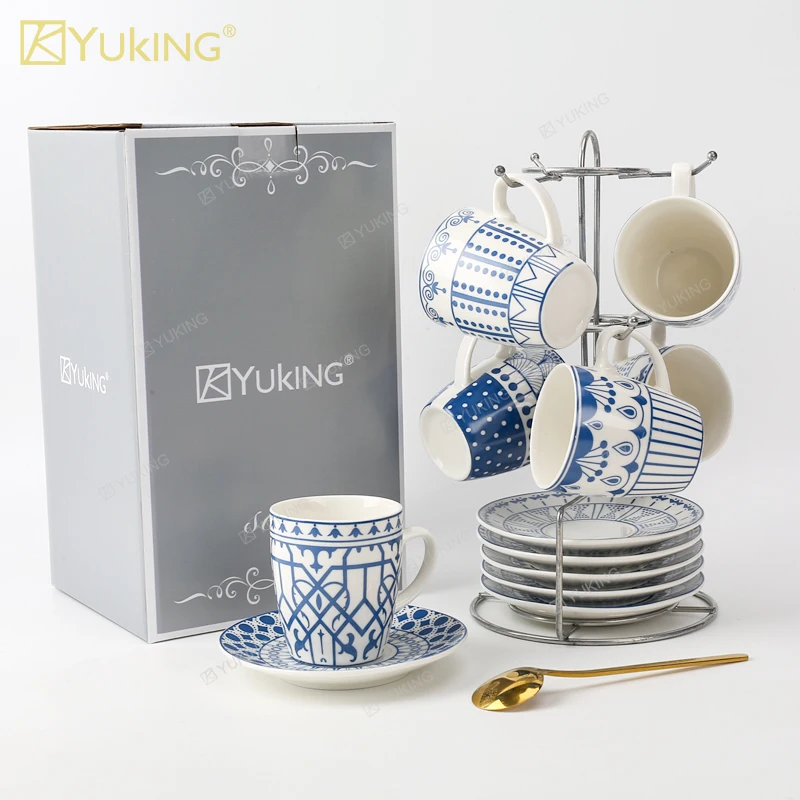 Ceramic Tableware New Bone China Dinner Plate Porcelain Coffee Cup Household Supplies Factory Factory Price Cups And Saucers