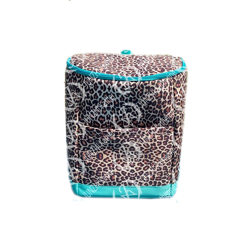 2021 Colorful Tie Dye Fun Leopard Cooler Backpack