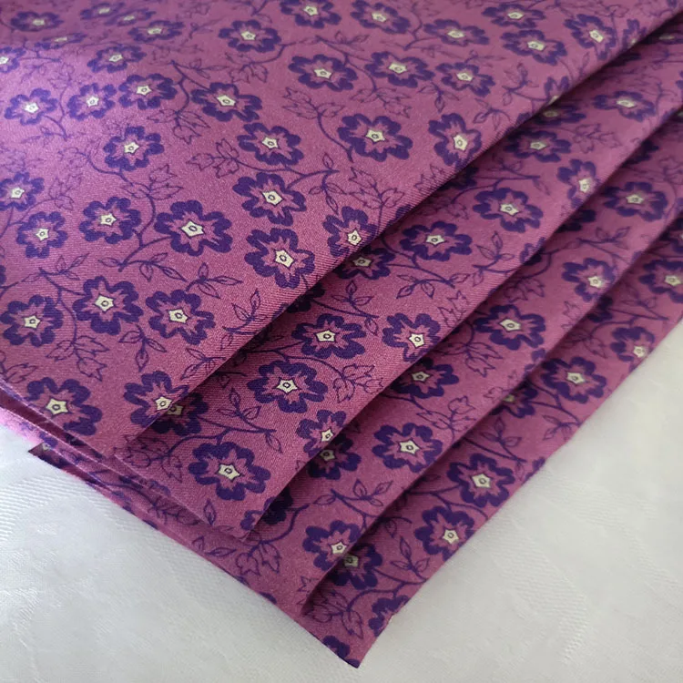 Customized Textiles Digital Print 35% Silk 65% Rayon Twill Fabric For Apparal Loungewear