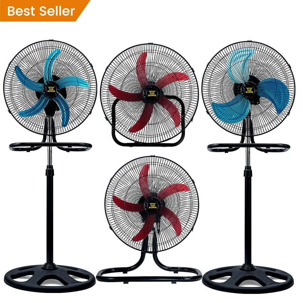 Ventilador Standing Fan 18 Inch Industrial 3 in 1 Fan Metal Blade Standing Oscillating Pedestal Stand Fan Manufacturer