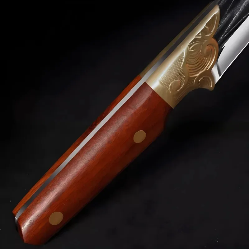 4 Pcs Slaughterhouse Kitchen Butcher Knife Super Sharp Slicing Knife Longquan Forging Boning Knife