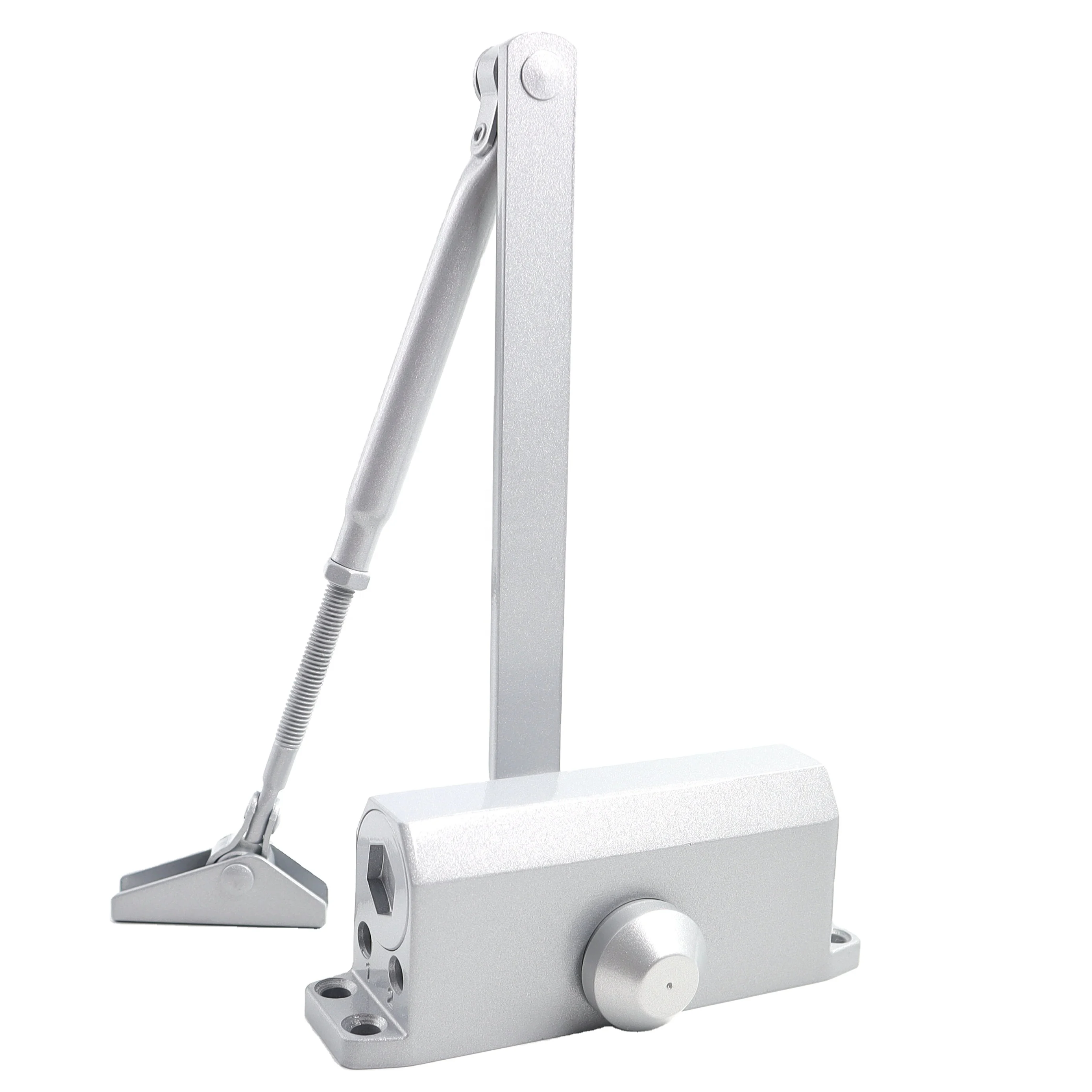 Aluminum 180 Degree Door Closer Multi-Function Gate Closer Automatic Closing Door Opener 60-80 KG Heavy Duty Door Closer