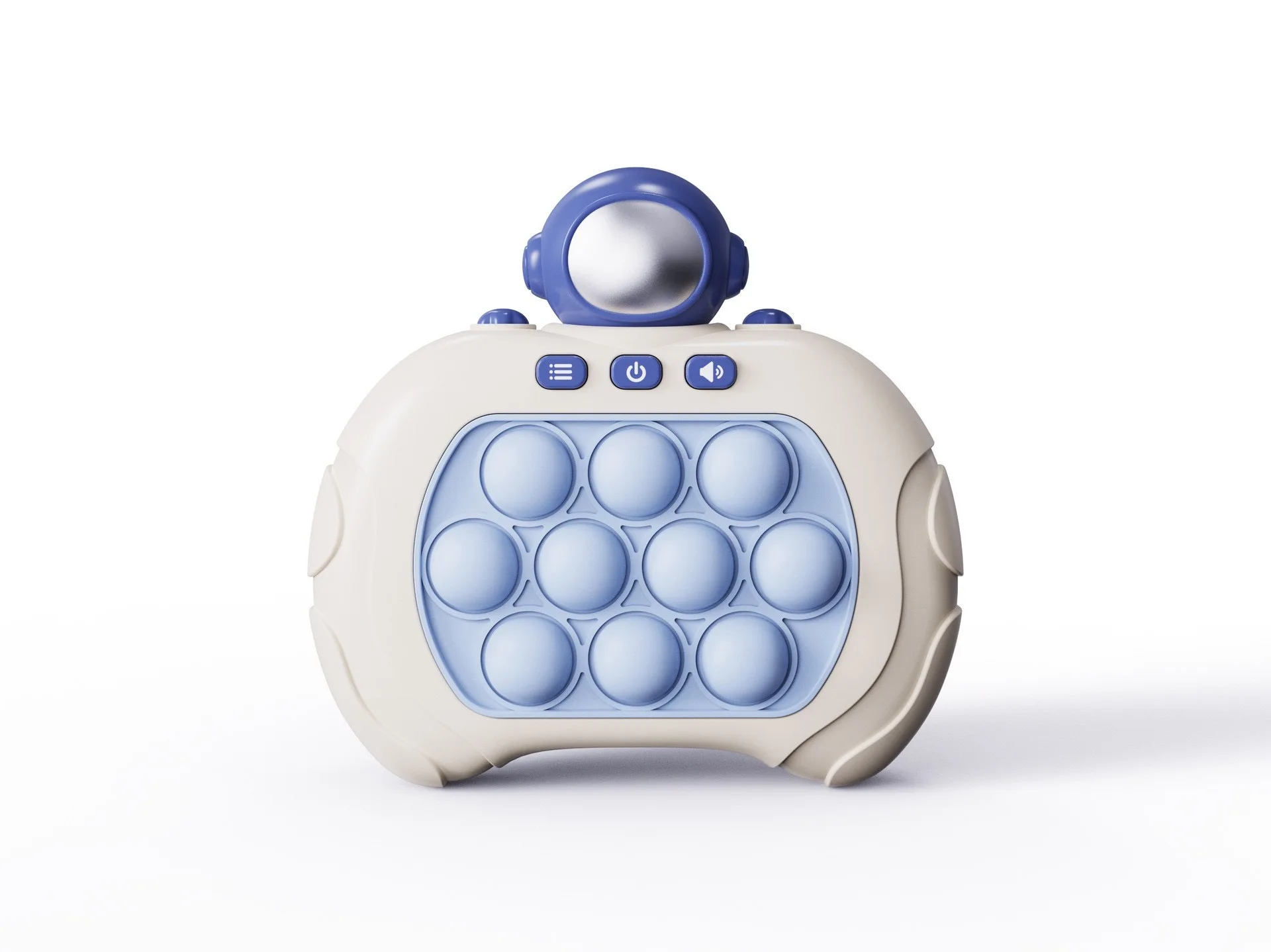 New Unisex Cartoon Pattern Electronic Game-Quick Pop Push It Fidget Toys Stress Relief Bubble Versus Press It Game Made Plastic