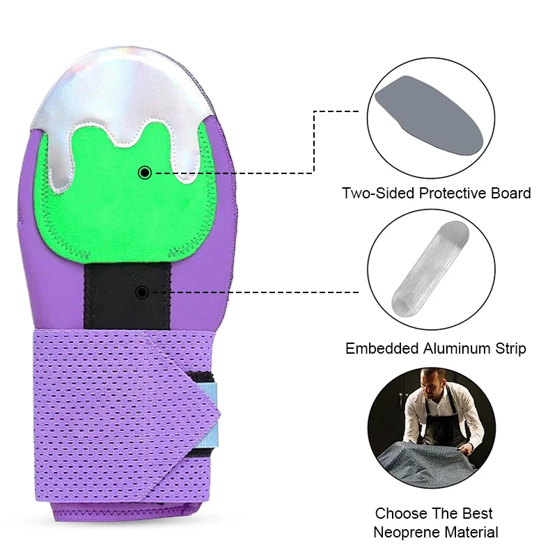 Youth Adult Custom Baseball Sliding Mitt Mock Up Hand Protection Icecream Sliding Mitt