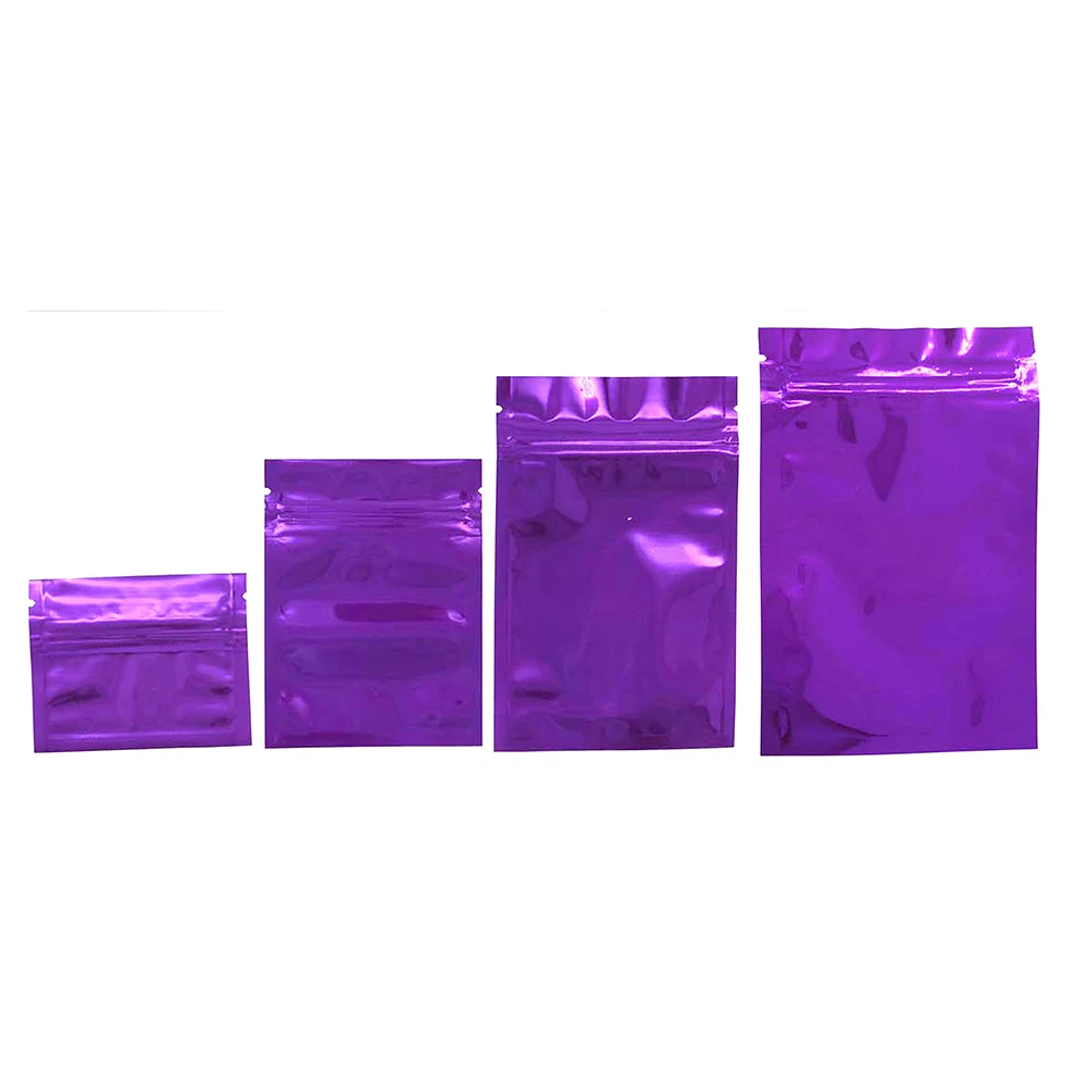 SZHOYO Heat Seal Food Grade Mylar Bags Mini Aluminum Sachet Pouch, bolsas de aluminio