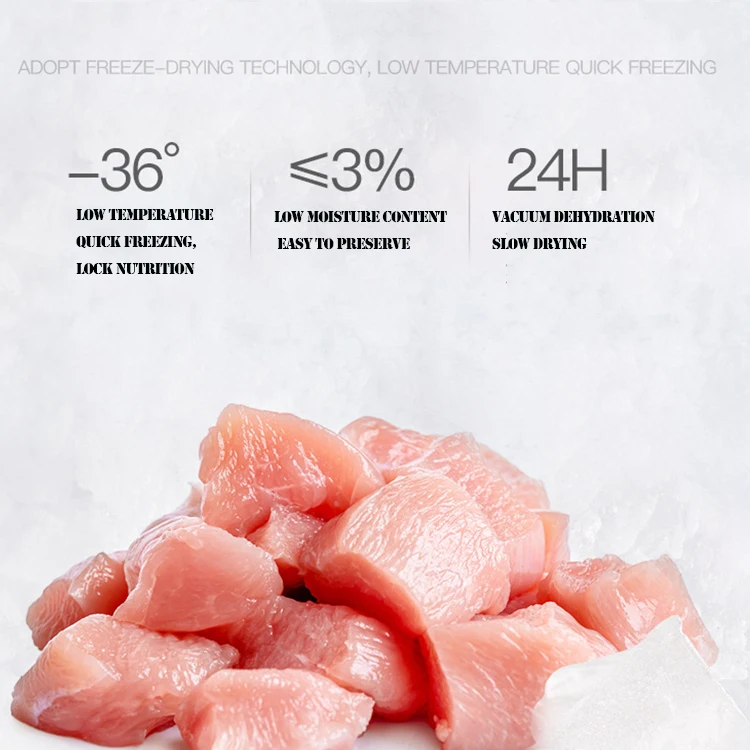 oem dog food natural freeze-dried chicken liver snacks freeze-dried meat dog food manufacturing wholesale price