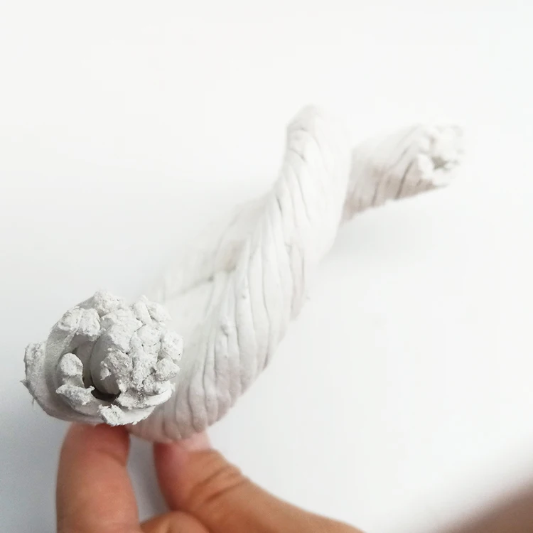 good factory price  braided round packing rope stove  seal glassfiber rope refractory