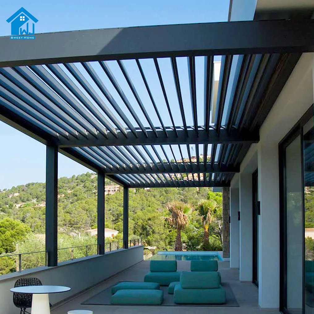 Electric cheap pario gazebo in top bbq grill gazebo rattan gazebo aluminium pergola systems cantilever pergola