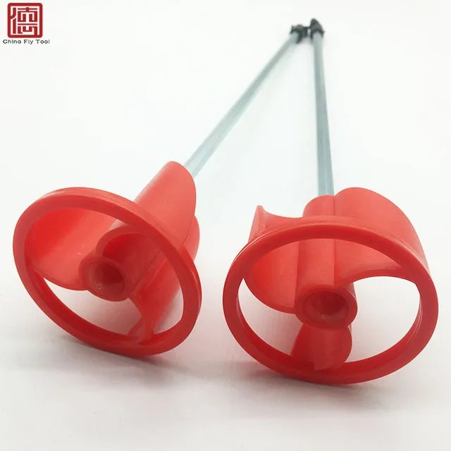 CTMT004   Wholesale price  1gallon &5 gallon metal plastic paddle paint mixer for paint brushes and paint roller cover