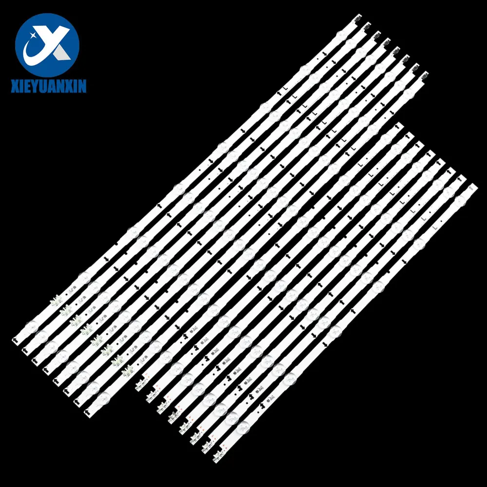 Backlight TV LED Strip For Samsung 65inch S_5U75_65_FL_L8/R6_REV1.4_150514_LM41-00121F/00121E LED TV back light strips