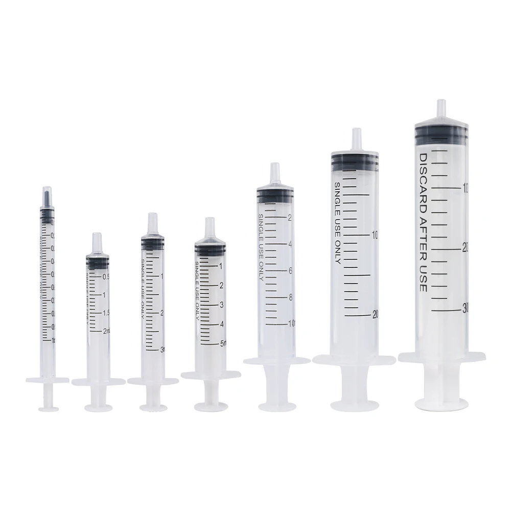 Durable 3-Parts Syringe with Luer Slip for Smooth Medication Administration in Clinics and Emergency Situations