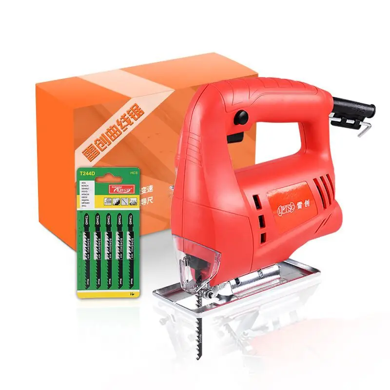 
Hot Sale China Manufacture Quality Single Speed Household Electric Curve Saw With Five Saw Blades 