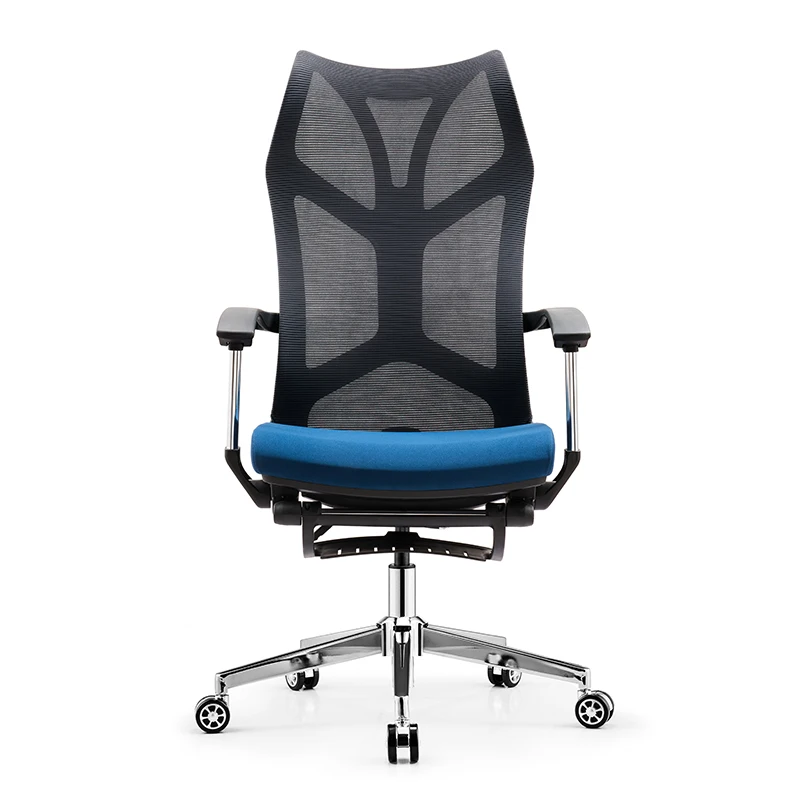 Ergonomic Design Mesh Office Chairs High Back Recliner Sleeping Office Chair With Foot Rest