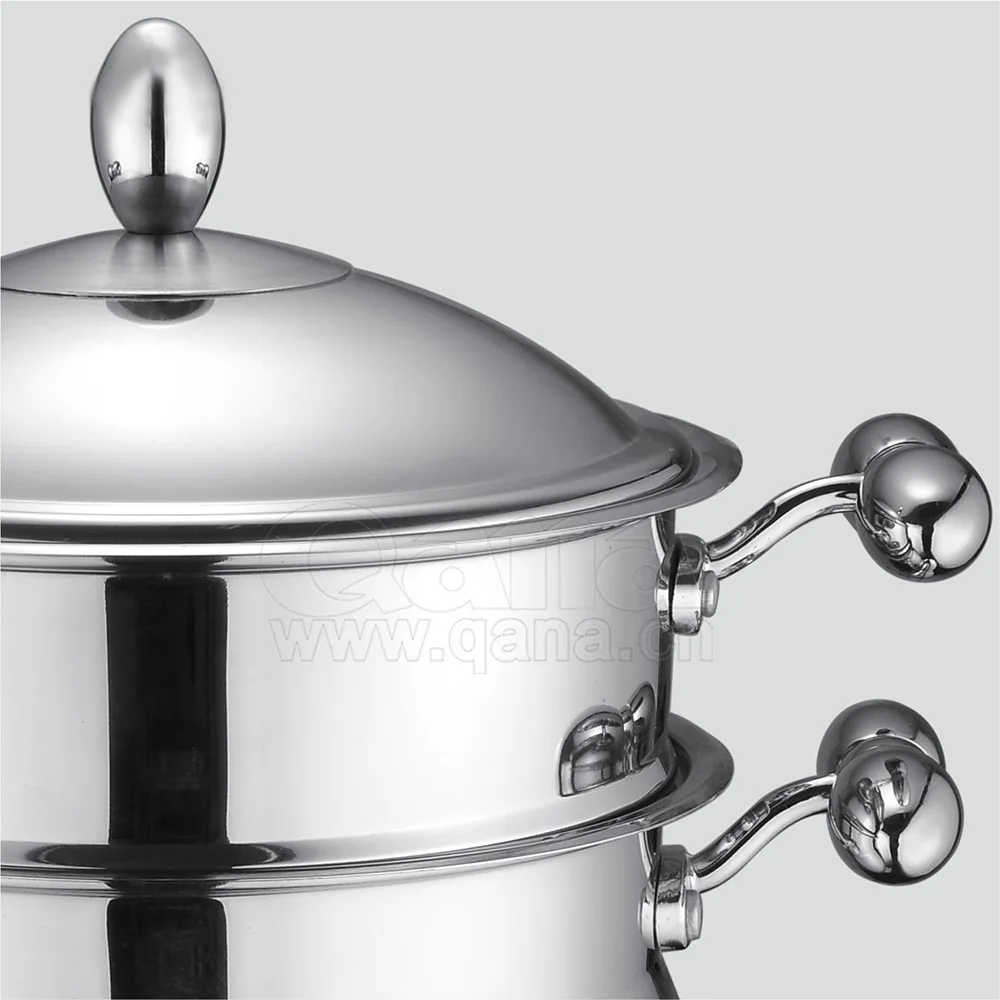 cooking pot Double Boiler Couscous Pot Pots and Pans Stainless Steel Cookware for Kitchen Cooking
