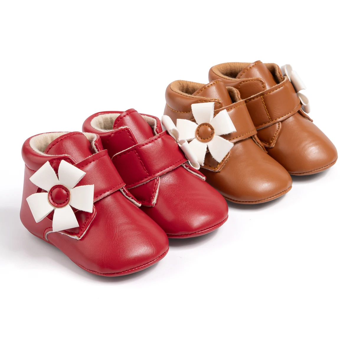 Floral Baby Booties Soft Sole And Adorable Design Non-Slip Baby Winter Shoes Infant Shoes