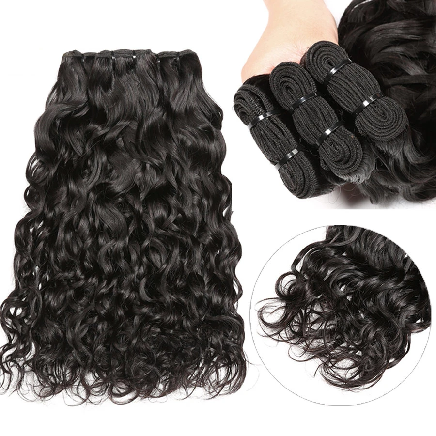
Online selling Natural Curly Cuticle Aligned Raw Indian Hair From Indian 