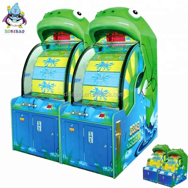 dinibao arcade ticket machine coin operated bass wheel redemption machine for game center