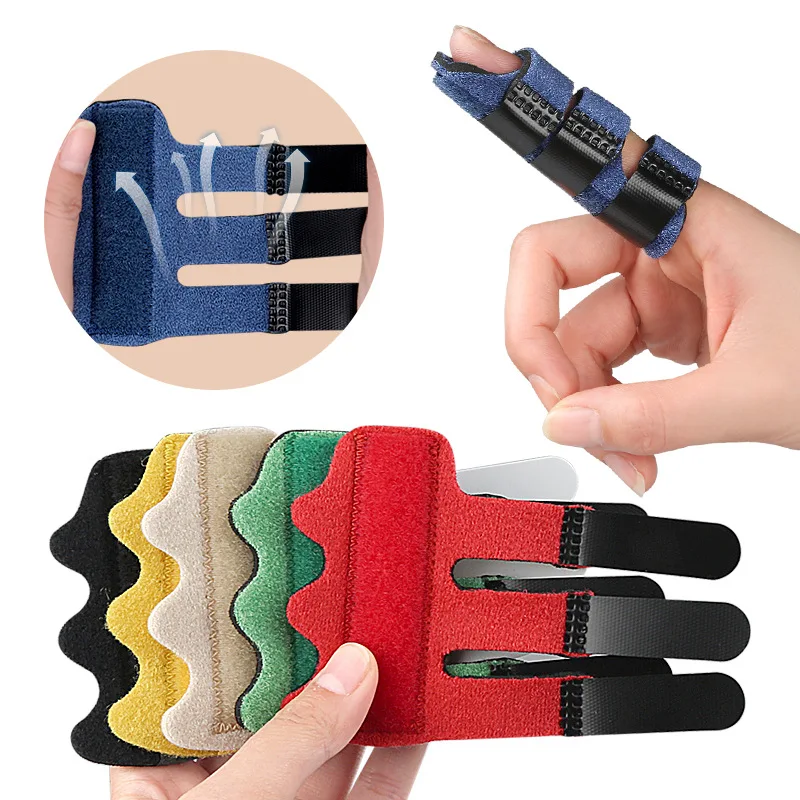 Universal Finger Straightener Broken Finger Splints Brace Middle Index Ring Finger Sprain Relief Support