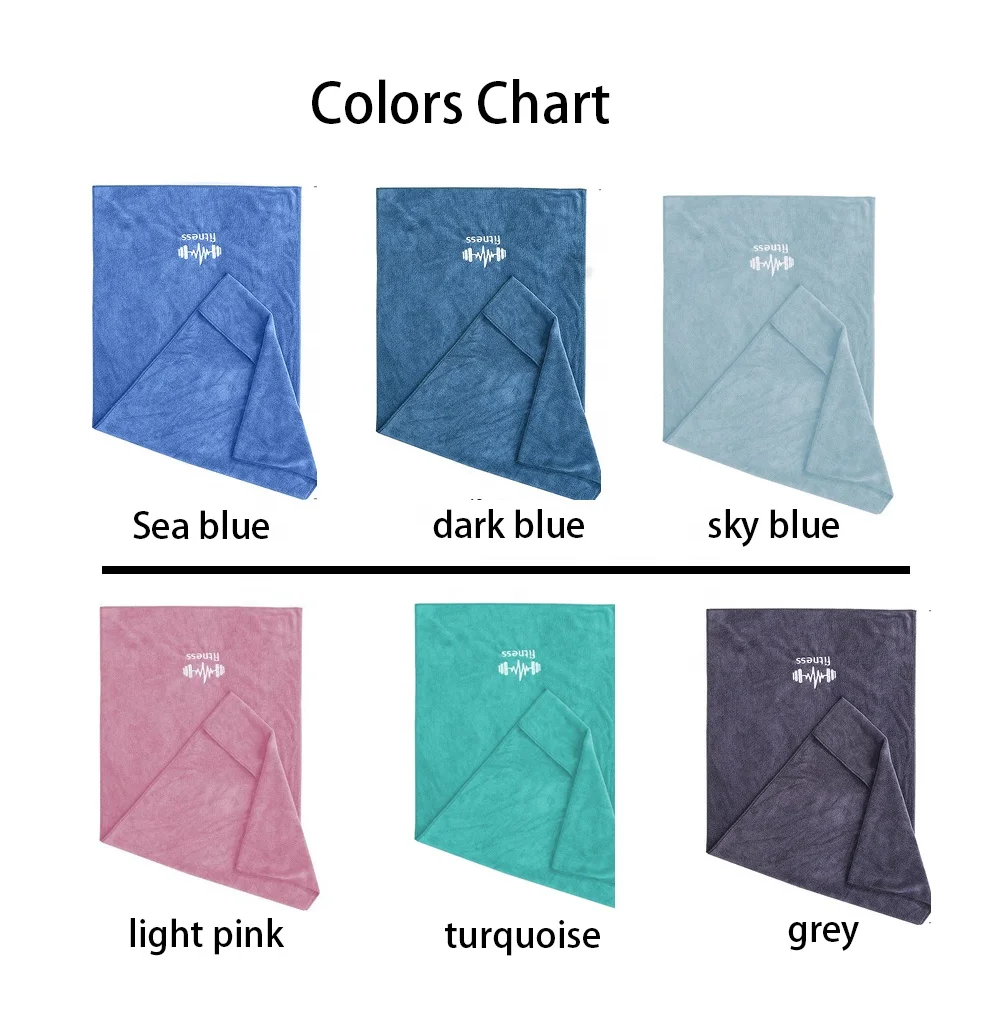 Fitness workout sweat towels quick drying microfiber custom logo hooded fits over gym bench towel