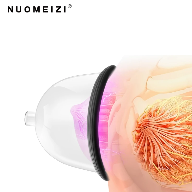Popular Breast Nipple Vibration Nursing Enlarged Hip Enhancement Massage Vacuum Cup Breast Massage Cup