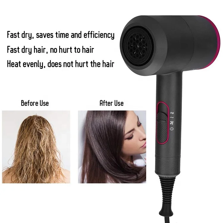 Hot Sell Salon Supersonics Hair Dryer Hairdryer Hair Wrap Styler Leafless Case For Beauty HD07 08 Hair Dryer