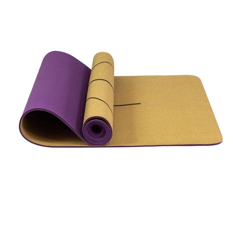 Пробковый коврик для йоги HUAYI с индивидуальным дизайном