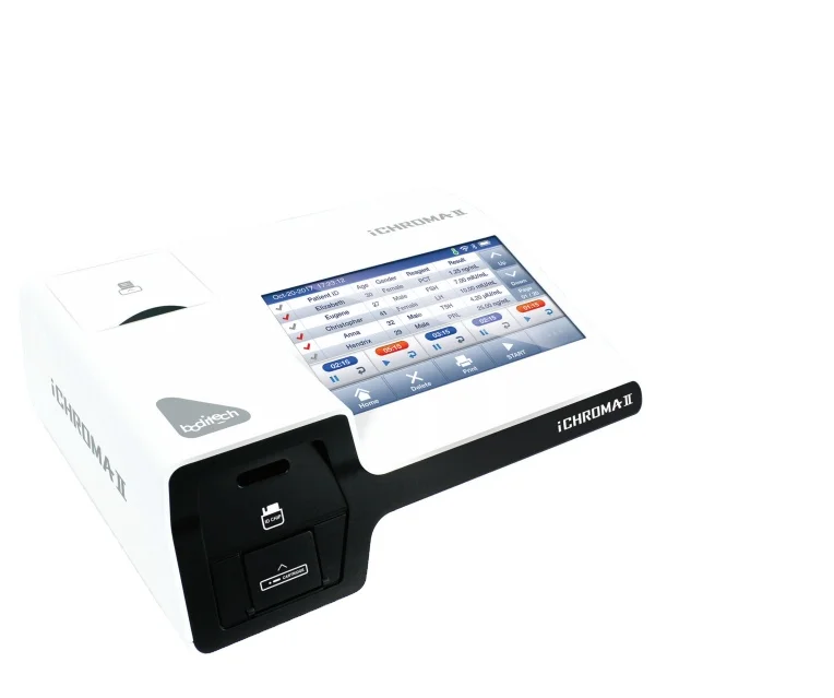 ichroma Advanced compact immuno-analyzer automatic or semi-auto biochemistry analyzer Reliable Diagnosis of Patients on-the-spot