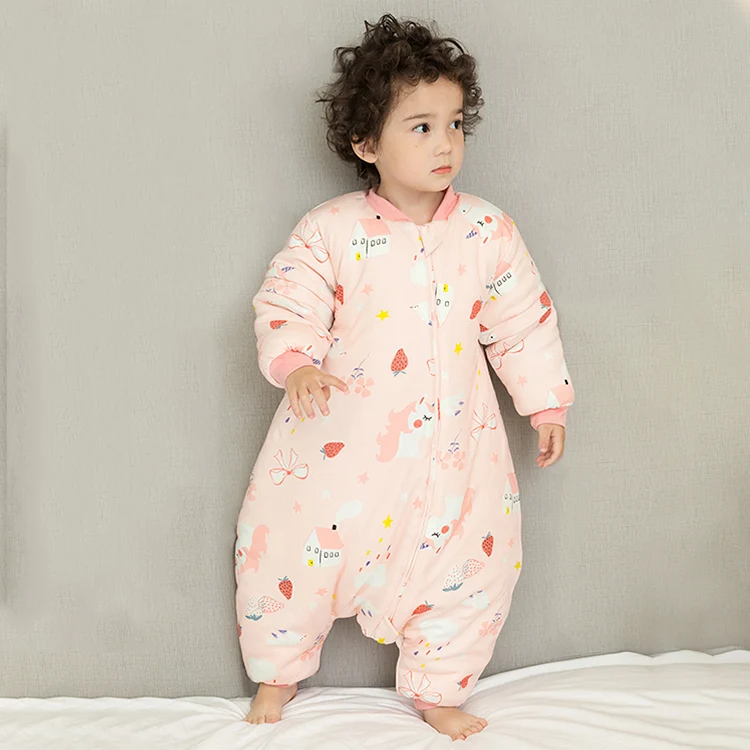 Muslin Tree 3 Seasons Comfortable Eco-Friendly Cotton Sleeping Bag for Toddlers