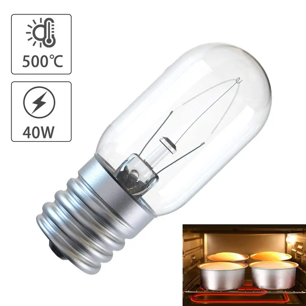 Oven Light E17 LED 40W 110-130V High Temperature Resistance Sewing Machine Motor Lighting Kitchen Tools Microwave Oven Lamp