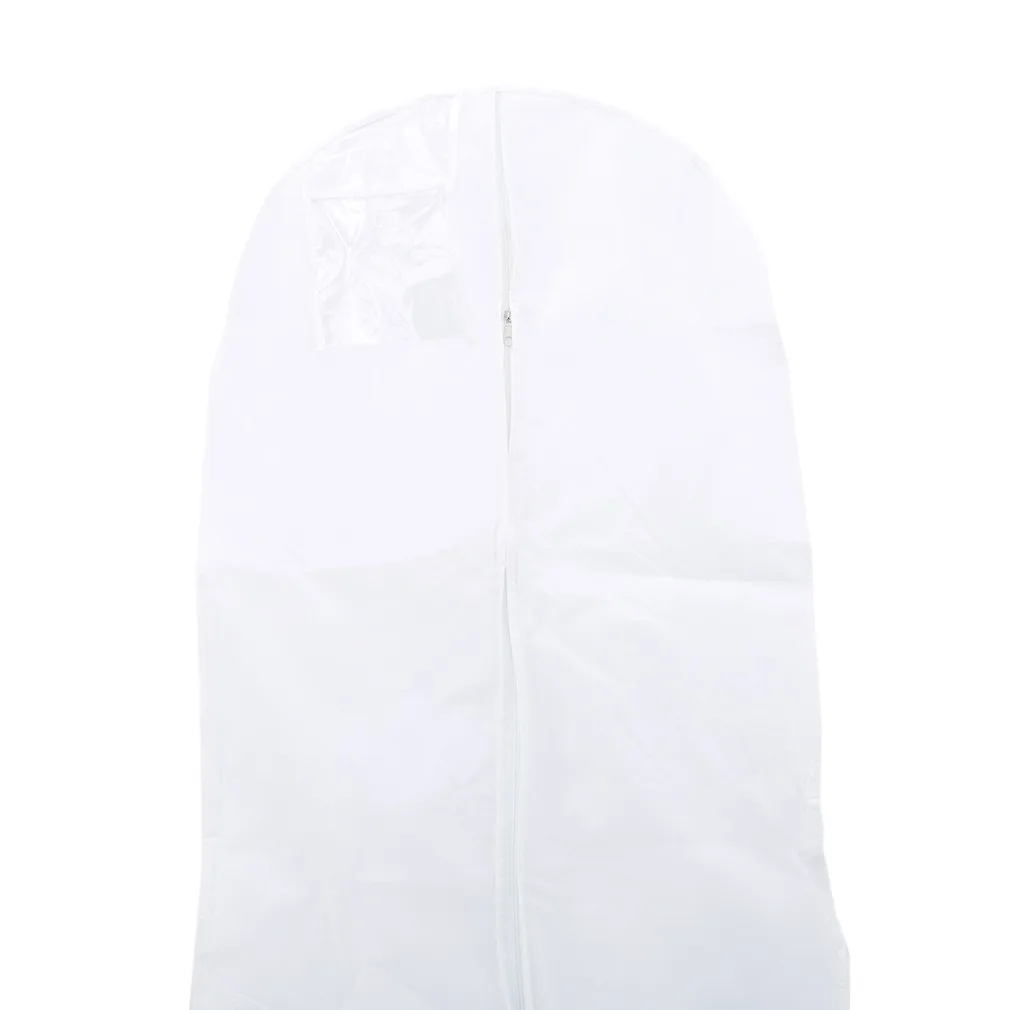 high quality Custom logo gusseted bride gown non woven garment bag for women long bridal wedding dress suit cover bags