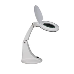 Best Selling Magnifying Glasses Lights Foldable Dimming Modes Power Supply Desk Magnifying Lamp