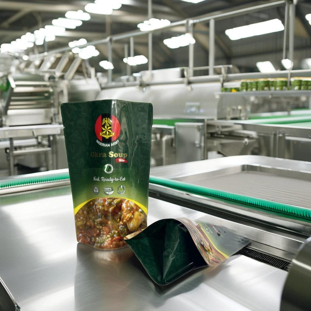 Custom printed  liquid doypack soup bags retort pouch packaging  for  food retort pouch packaging machine
