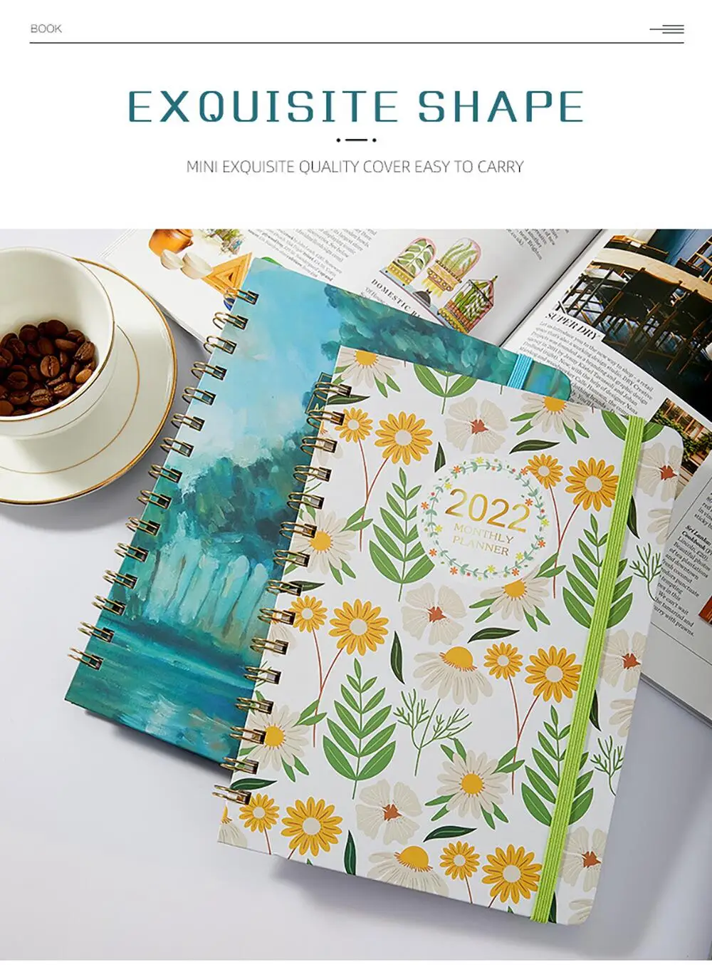 365 Day Diary Notebook Planner Colorful Inner Page Notepad Daily Plan Yearly Agenda School Office