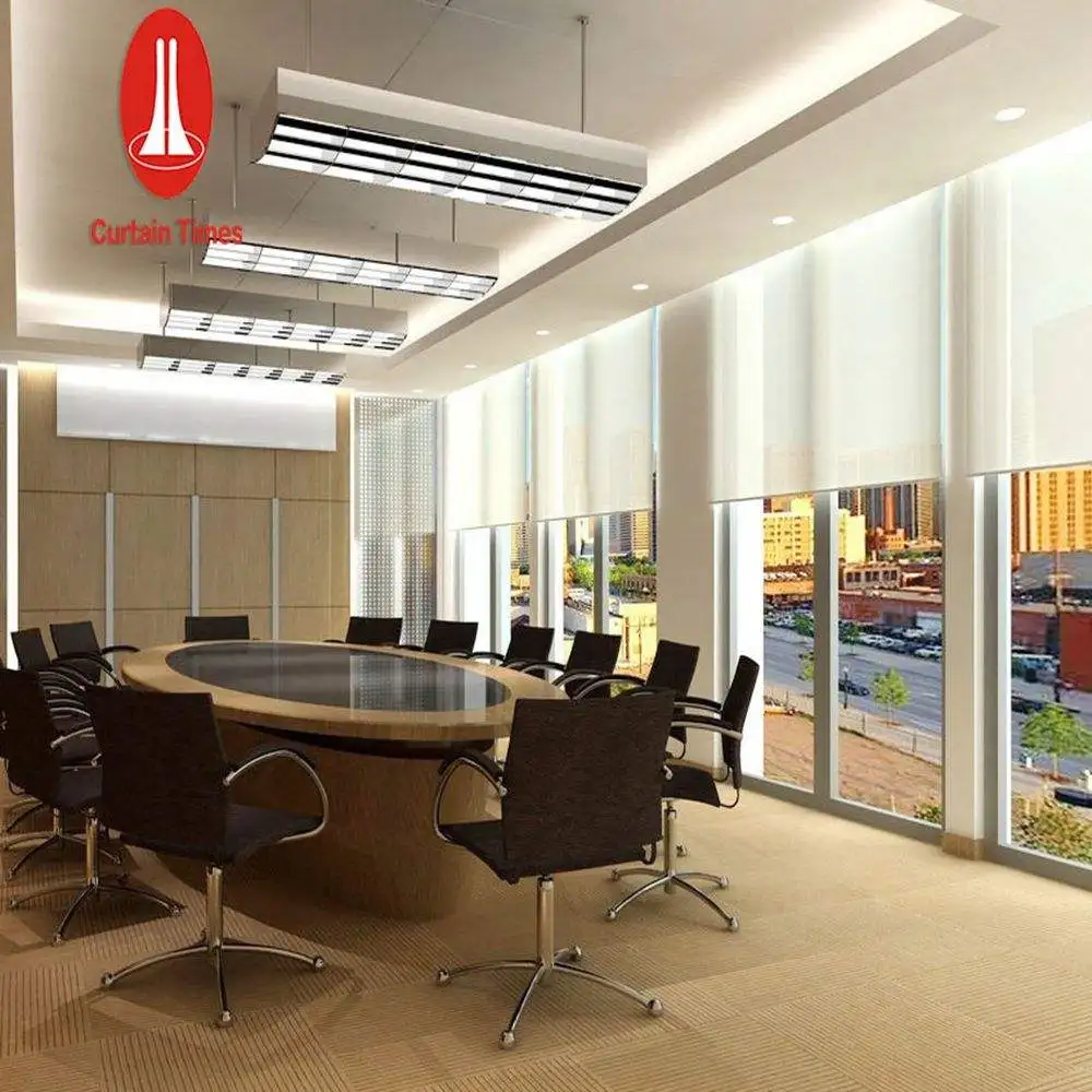 Popular Roller Chain Red Layer Aluminium Composite Pole Motors Outdoor Sun Shade Portable Roller Blinds