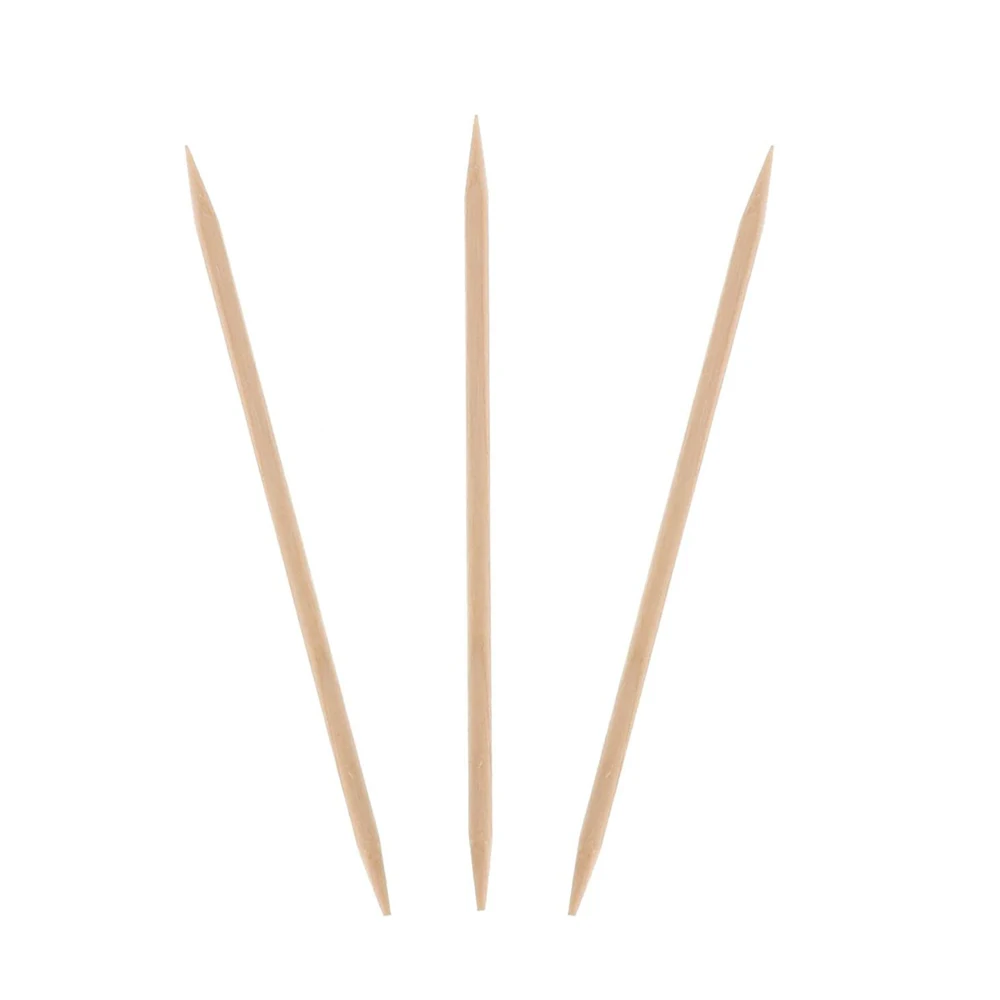 Custom-Printed-Toothpick Smooth A Grade 2.2*65mm Fruit Double Point Birch Wood Toothpick Zahnstocher