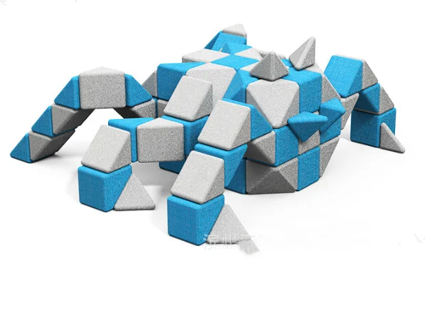 Jollybaby New Design Customized  Early Education Baby Cloth  fabric foam  cube toy   soft Building  Blocks For kids