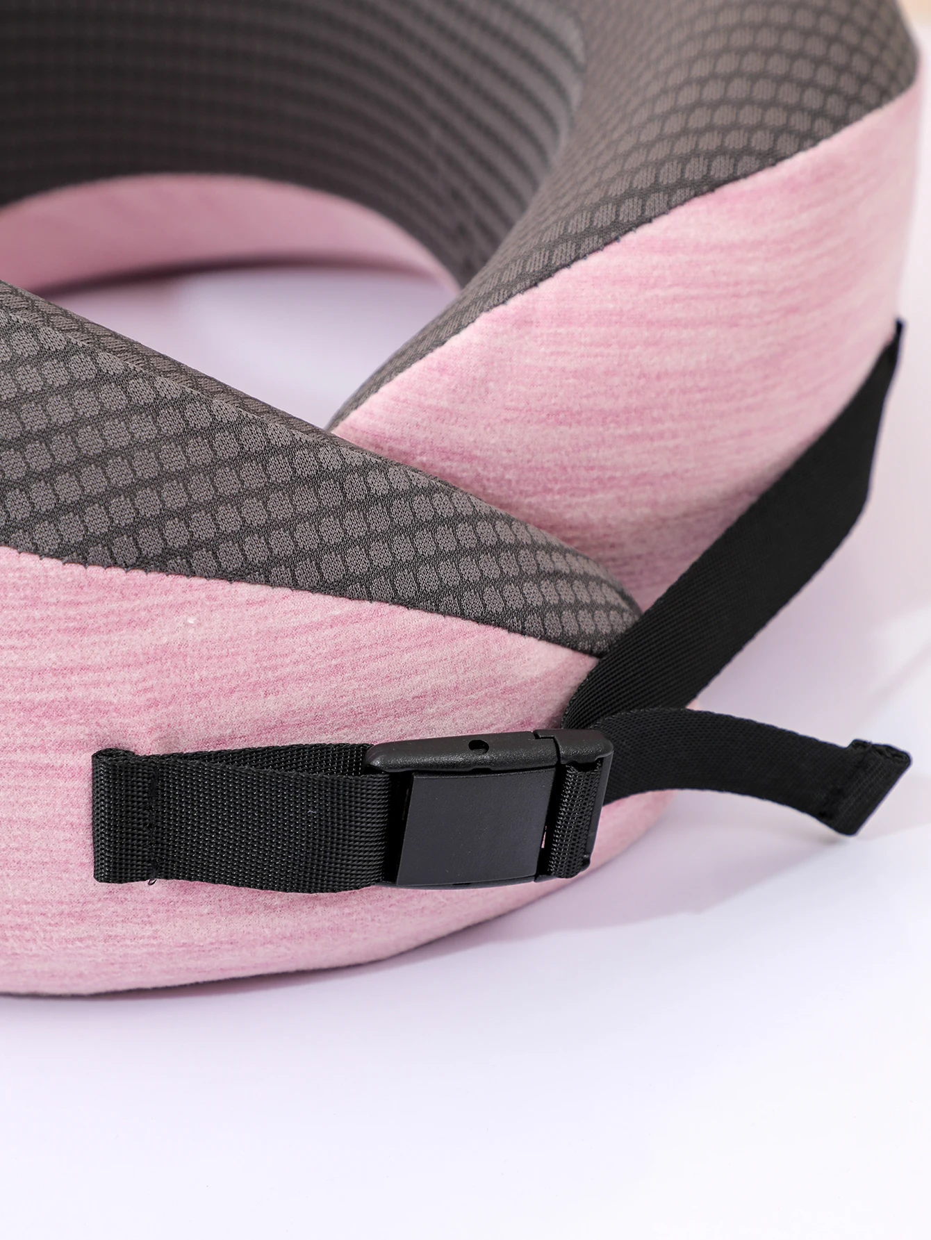 Customizable U-Shaped Aircraft Travel Pillow Memory Foam for Camping with Magnetic Cloth Portability Neck Pillow