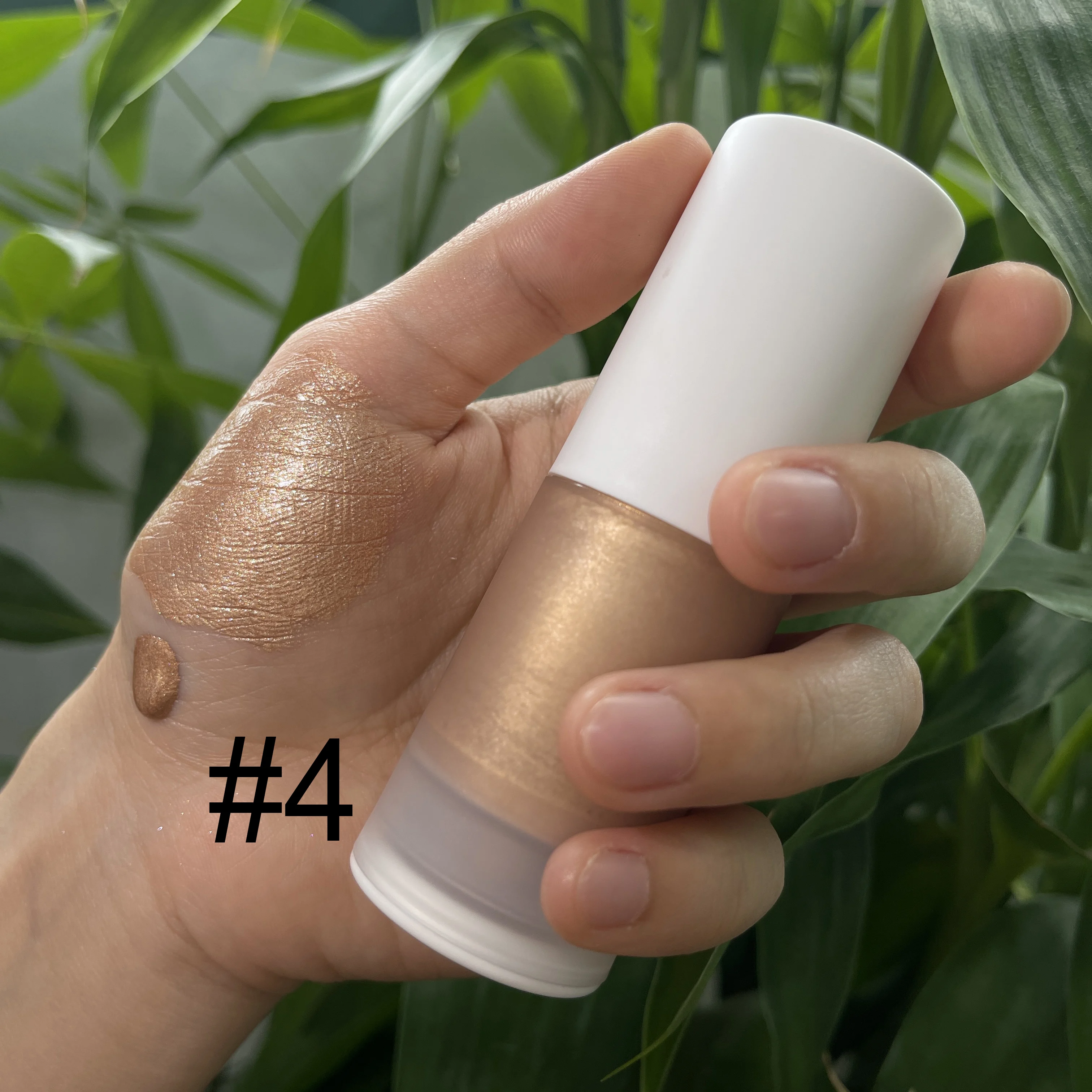 Private Label Vegan Shimmer Spray Makeup Glitter Waterproof Bronzer Gold Liquid Highlighter Body Shimmer Oil