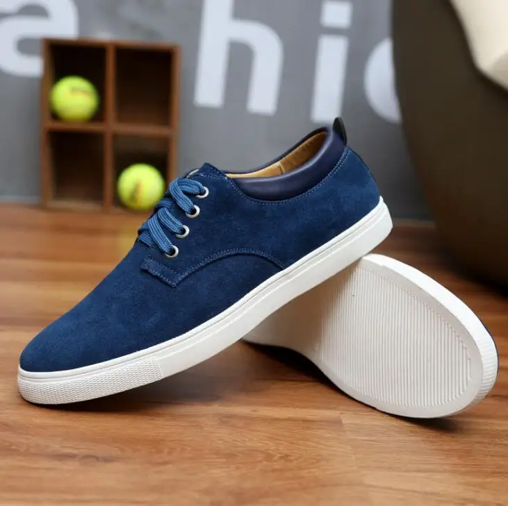 sh11184a Oxford Men Big Size 49 Man Loafers Casual Suede Leather Shoes Footwear For Husband High Quality