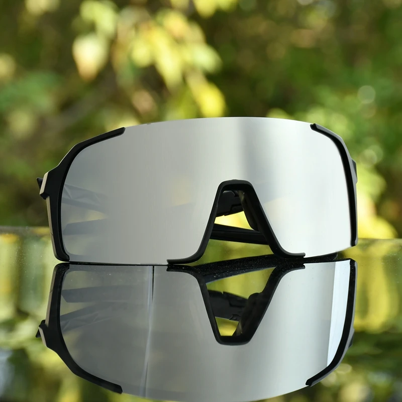 polarized tr90 impact resistant sport tr90 photochromatic cycling sunglasses mens clear biking glasses