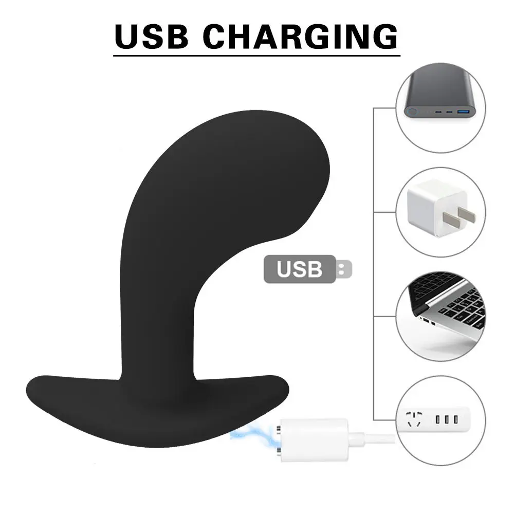 Male Sex Toys Prostate Massager  Anal butt Plug G Spot Silicone Prostate Massager Anal Sex Toys