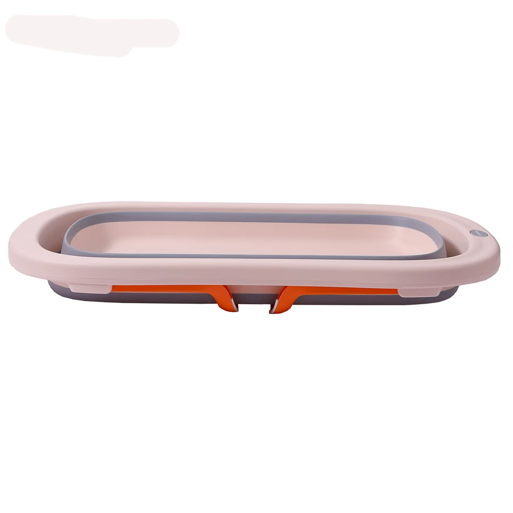 China professional  baby plastic products manufacturer for infants children  make PP collapsible baby bath tub foldable bathtub