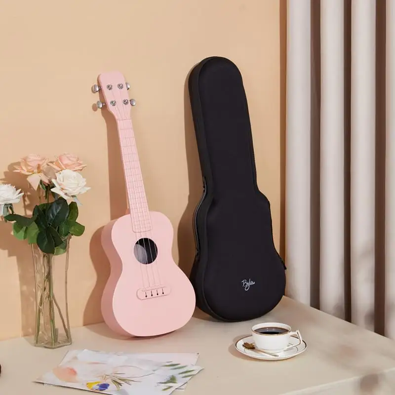 chenies professional brass instrument for musical   white color cheap ukulele china supplier acrylic colorful ukelele