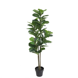 Fiddle tree Hot sale Artificial Fig Plants Plastic ficus trees Fiddle tree