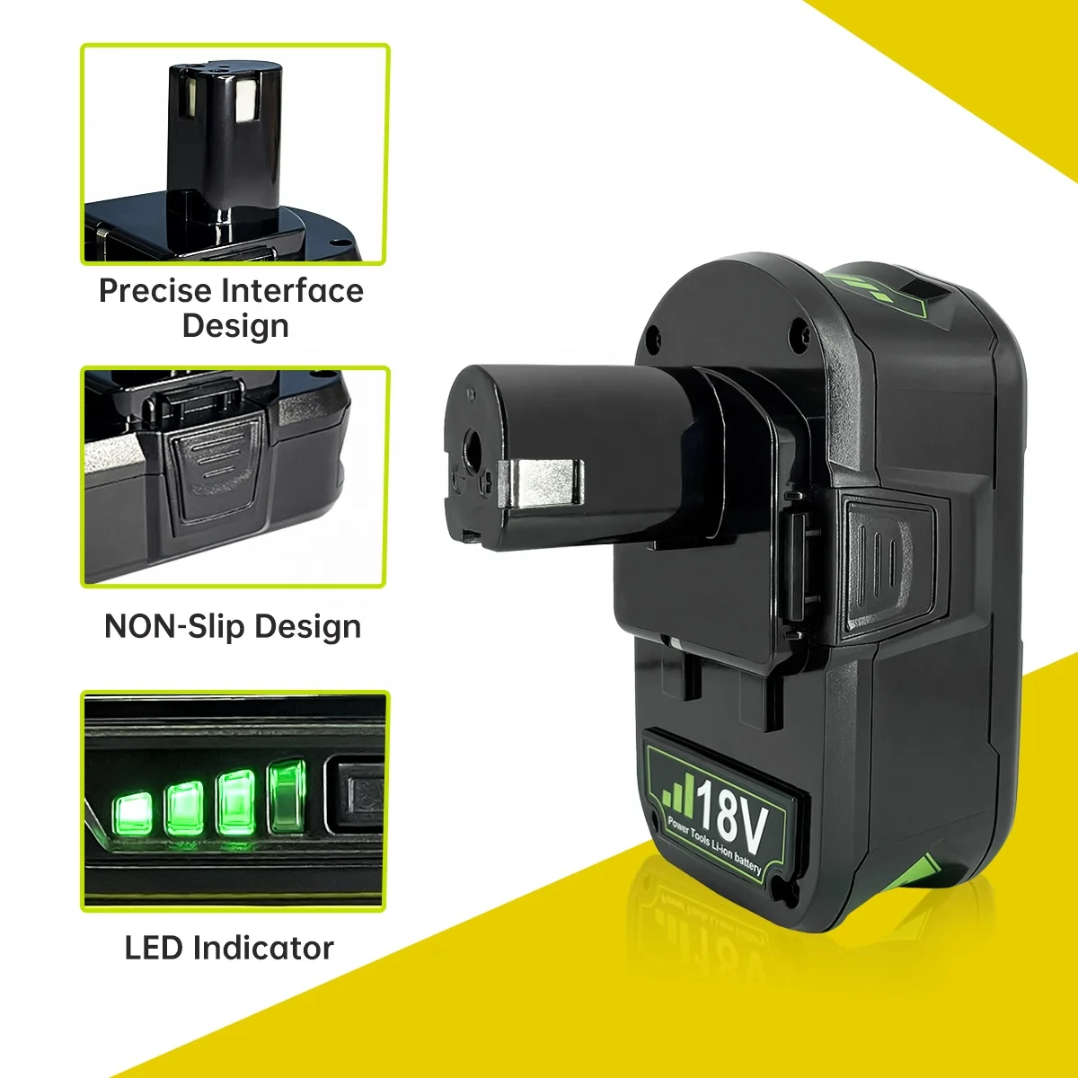 Factory OEM BATTERY REPLACEMENT P108 6.0AH LI-ION BATTERY FOR RYOBI 6000mAh Power Tool 18V