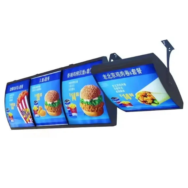 Brightness Restaurant Mcdonald Fast Food Drive-thru LED Digital Menu Board Display