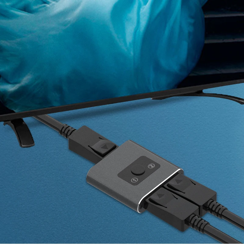VCOM 4K 60 Гц многопортовый DisplayPort 1 2 в двунаправленный переключатель выхода и выход DP
