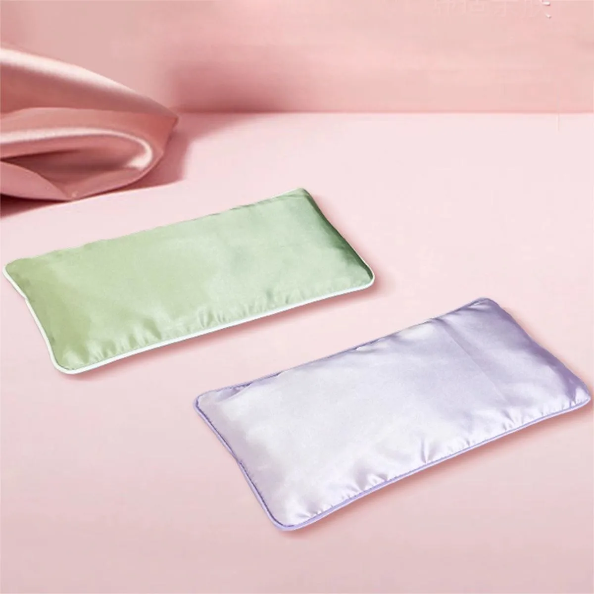 Custom Logo Over Silk Eye Weighted Pillow Aromatherapy microwave Washable Yoga Lavender Weighted Eye Pillow